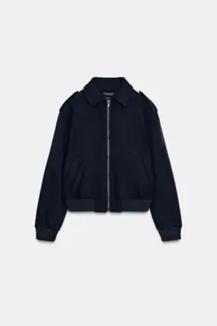 ウェスティ　ZARA リネン100% ボンバージャケット ウェスティ様専用 ZARA リネン100% ボンバージャケット - メルカリ