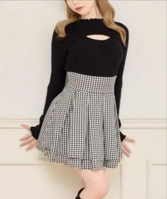 apres jour ハイウエストフレアスカパン ホワイト系その他 XL