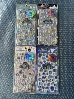 正規品 光る ジュエルプチドロップ ストーンつき 4枚セット