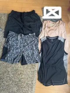 GAP/NIKE/lululemonメンズトレーニングウェア上下4点セットのサムネイル