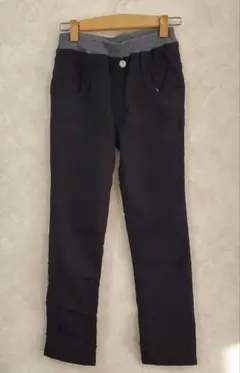 黒 ストレッチ 裏起毛