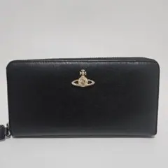 人気 未使用 Vivienne Westwood 黒 長財布 しっとり 定番 - メルカリ