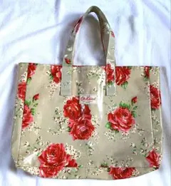 ●最終価格●キャスキッドソン お花柄 ハンドバック トートバック コーティング