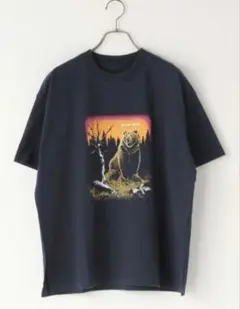 LOWRYS FARM アニマルプリントTシャツ
