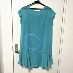 水色　ワンピース　ユナイテッドアローズ　夏ワンピ　スカイブルー　海　ビーチ