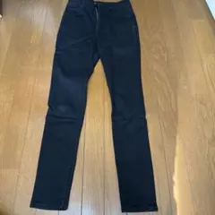 GU ハイライズ スキニーデニム ブラック