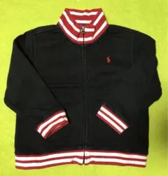 ラルフローレン ブルゾン　スウェット　ジャケット　100 黒