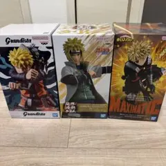 ヒロアカ、NARUTOフィギュアまとめ売り。爆豪、ナルト、ミナト