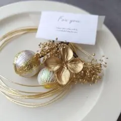 成人式 髪飾り ドライフラワー ヘアアクセ 卒業式 和装 水引 和玉