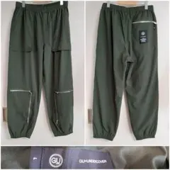 GU×UNDERCOVER ワークパンツ オリーブグリーン L