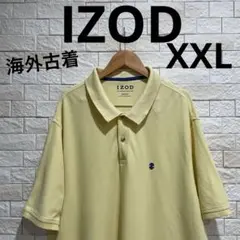 海外古着　ビッグサイズ　ポロシャツ　アイゾッド　半袖ポロシャツ　サイズXXL