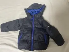 美品　BRANSHES パームスプリングス ダウンコート 黒/青