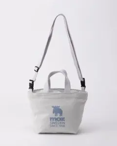 新品 moz モズ ショルダートート ファスナー付き Sサイズ グレーのサムネイル