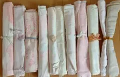 着物　羽織　和コート解き１０枚分　胴裏　化繊　まとめ売り②　人形　小物　布草履