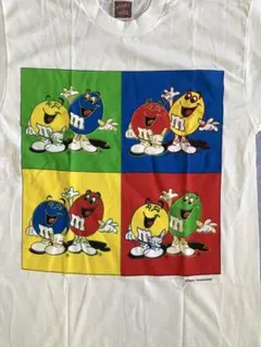 Tシャツ 90s 白 m&m's エムアンドエムズ　USA製のサムネイル