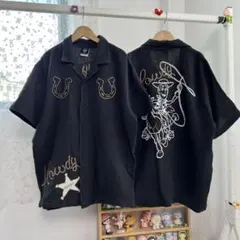 ディズニー ピクサー トイストーリー ウッディプライド 刺繍 シャツ Lのサムネイル