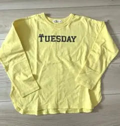 美品☆長袖Tシャツ【クラウディファインレター】130 ロンT