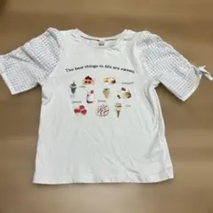 美品☆apres les cours スイーツ柄 Tシャツ☆130㎝のサムネイル