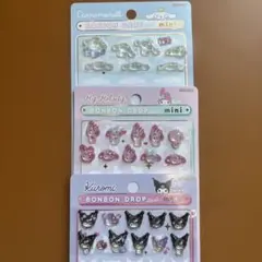 【正規品】ボンボンドロップシールミニ　クロミ　マイメロ　シナモロール