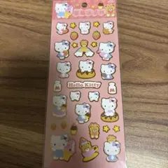 ハローキティ　箔押しシートシール