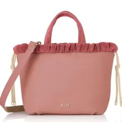 新品未使用品 フェイラー ユニ 2WAY ショルダーバッグ トートバッグ ピンク