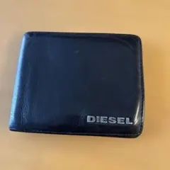 DIESEL 黒 二つ折り財布