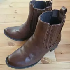 Vivian ショートブーツ 22.0 22.5 ブラウン