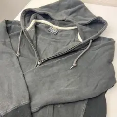 【値下げ】 ALPHA INDUSTRIES ジップパーカー Mチャコールグレーのサムネイル
