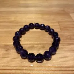 本日SALE❣️天然石 アメジスト ？ブレスレット カットビーズ