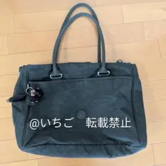 キプリング　ブラック　トートバッグ 　ショルダートートバッグ　軽量バッグ