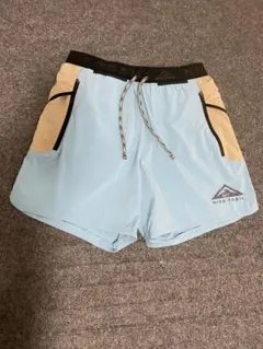 ナイキ　トレイル　5インチ　ランニング　ショートパンツ　カーキ　メンズS