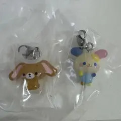 サンリオ　ゆるっとめじるしアクセサリー ウサハナ くろうさ