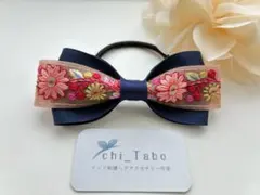 287【ラスト2点】✳︎組み合わせ自由！3点1300円！✳︎リボンポニーヘアゴム♡