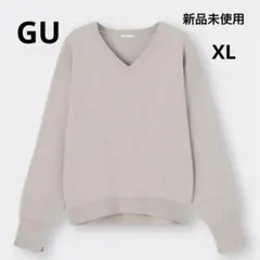 GU スムースVネックセーター