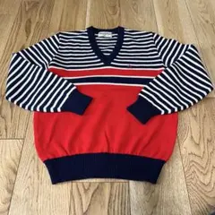 【美品】マンシングウェアGrand Slam Ｖネックニットセーターゴルフウェア