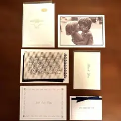 グリーティングカード6点セット・立体花ポップアップ付・未使用・父の日・お礼カード