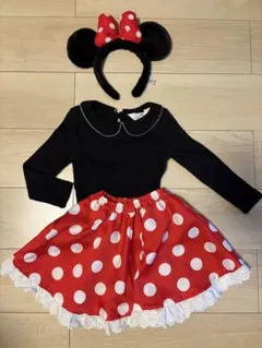 ミニーマウス コスチュームセット　2-4歳向け