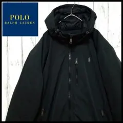 ラルフローレン★ダウンブルゾン 2XL ヴィンテージ ブルゾン コート 黒