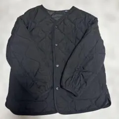 UNIQLO キルティングジャケット　120 黒
