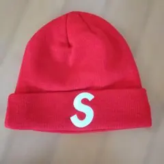 Supreme ニット帽 赤色