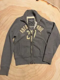 Abercrombie & Fitch フルジップ スウェット グレー Sのサムネイル