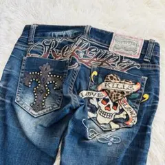 さくら様専用 Y2K レッドペッパー×エドハーディ デニムパンツ レディース