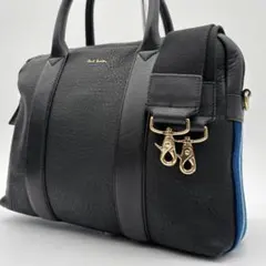 美品 ポールスミス ビジネスバッグ 2way レザー 黒 A4 ショルダー付きのサムネイル