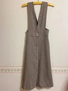 ZARA ジャンパースカート　チェック