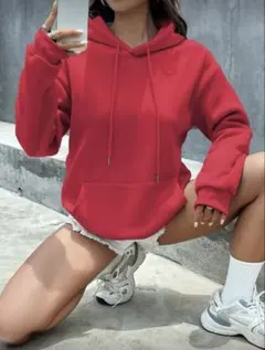 レッドパーカー