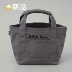 《定価：3,490円》AZUL BY MOUSSY ロゴ刺繍ミニトートバックのサムネイル