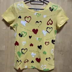 Dear Princess ディアプリンセス 半袖Tシャツ 黄 ハートY2K Mのサムネイル