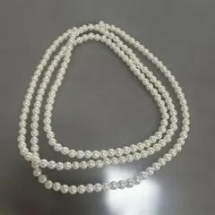 イミテーションホワイトパール ネックレス 約72cm