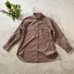 極美品 GU ジーユー 【S】 オーバーサイズコーデュロイシャツジャケット