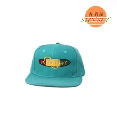 90s Kroger ビンテージ キャップ 企業 スーパー 刺繍 ロゴ 古着 青